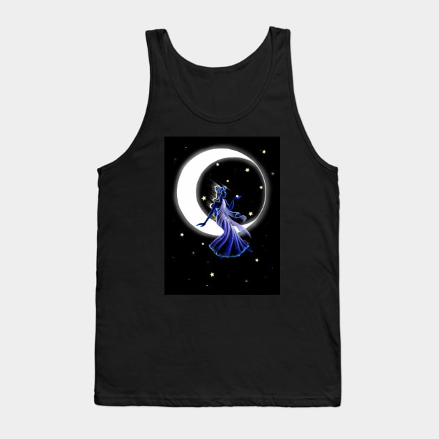 Goddess of the Moon Tank Top by amadeuxway